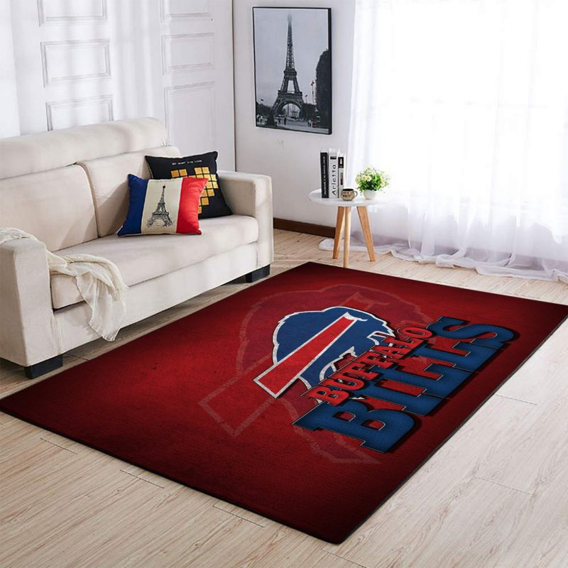 Buffalo Bills Rug NFL Area Rug Kitchen Rug Outdoor Rug Rectangle Carpet