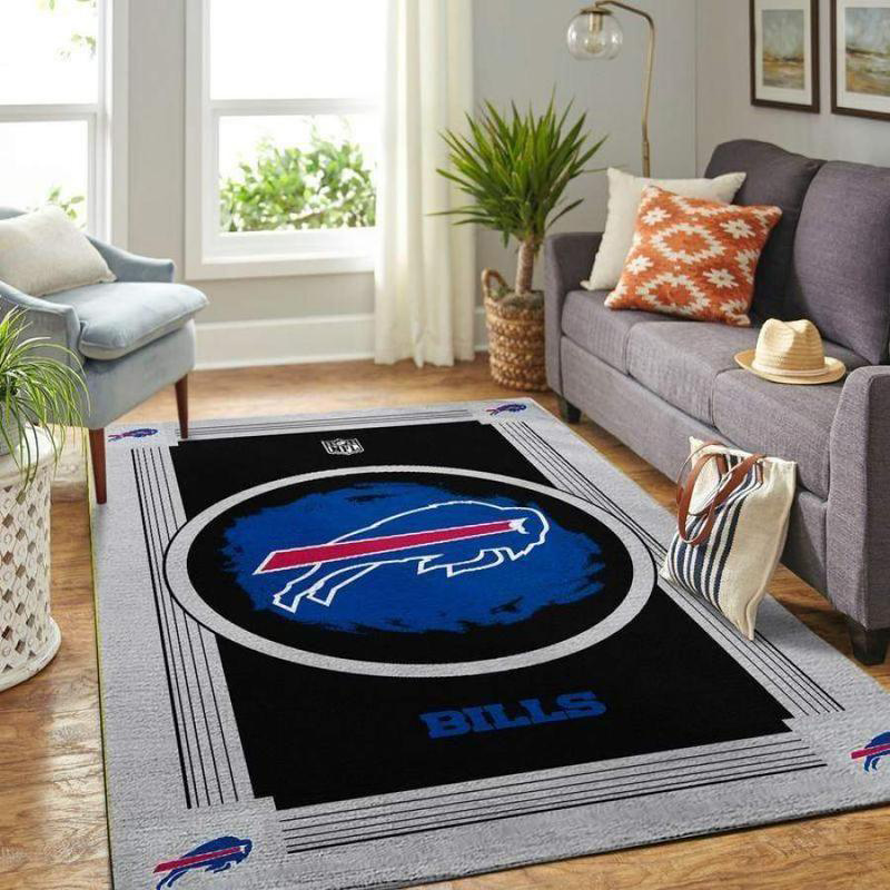Buffalo Bills Area Rug NFL Area Rug Kitchen Rug Outdoor Rug Rectangle Carpet