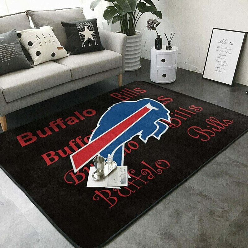 Buffalo Bills Rug NFL Area Rug Living Room Area Rug Outdoor Rug Rectangle Carpet