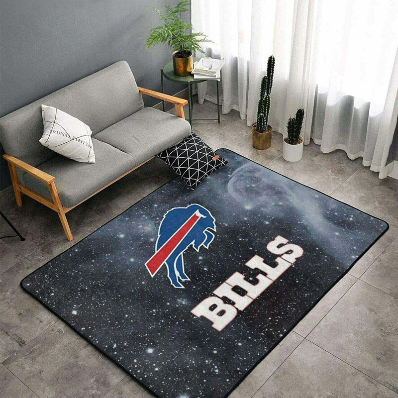 Buffalo Bills Area Rug NFL Area Rug Bathroom Rug Indoor Rugs Rectangle Carpet