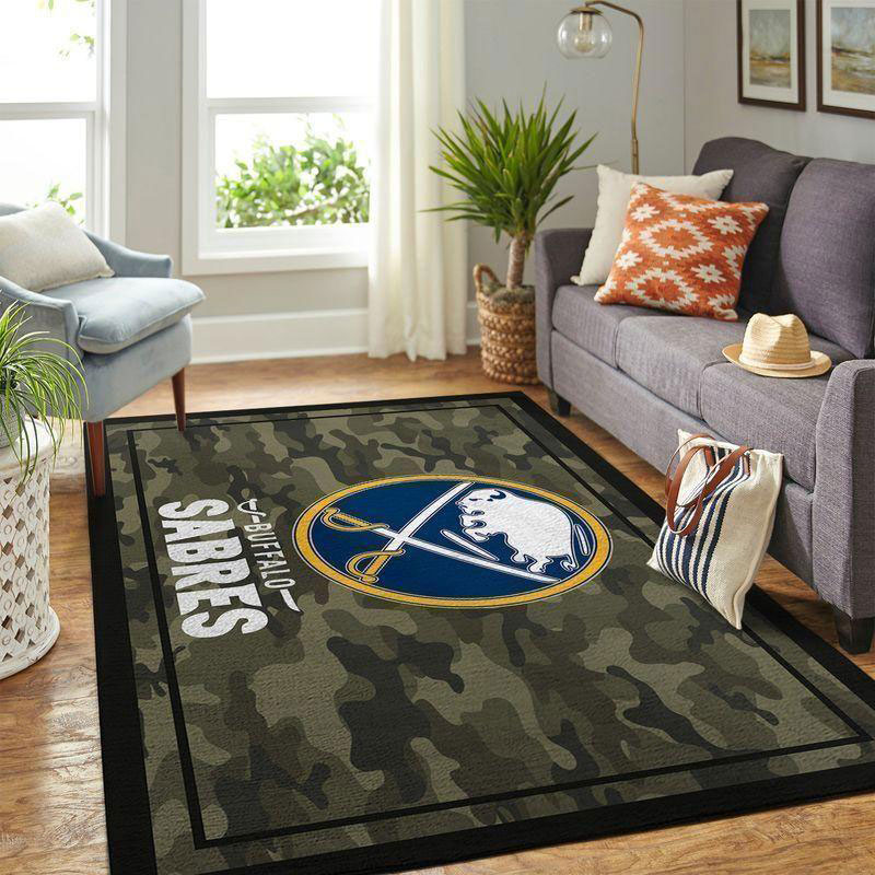 Buffalo Sabres Area Rug NHL Area Rug Bedroom Rug Indoor Rug Rectangle Carpet