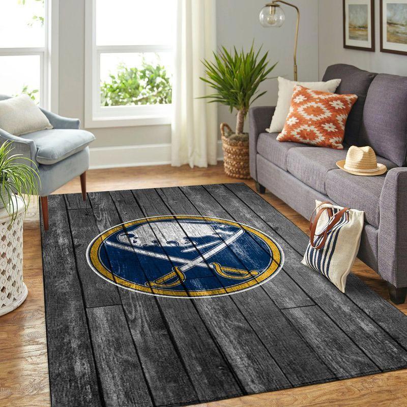 Buffalo Sabres Area Rug NHL Area Rug Dining Room Rug Outdoor Rugs Rectangle Carpet