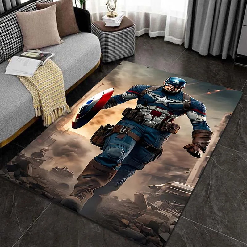 Captain America Area Rug Captain America Carpet Bathroom Rug Indoor Rugs