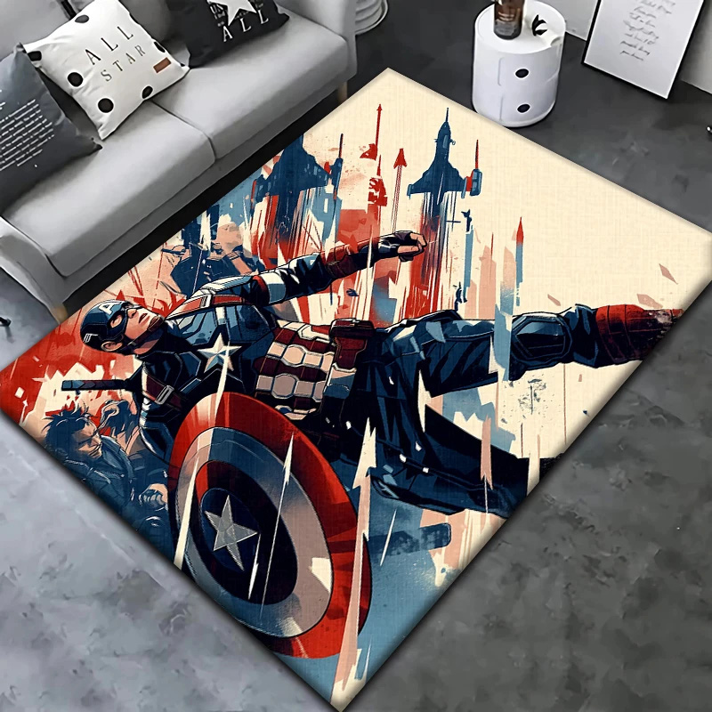 Captain America Area Rug Captain America Carpet Bathroom Rugs Indoor Outdoor Rug