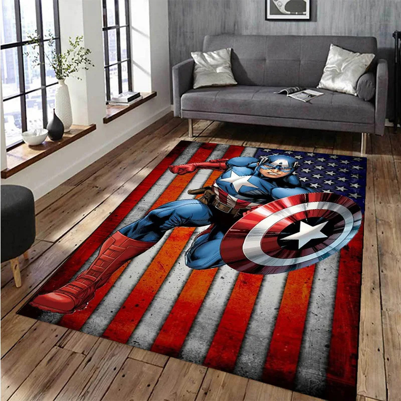 Captain America Area Rug Captain America Carpet Bedroom Area Rug Indoor Outdoor Rugs