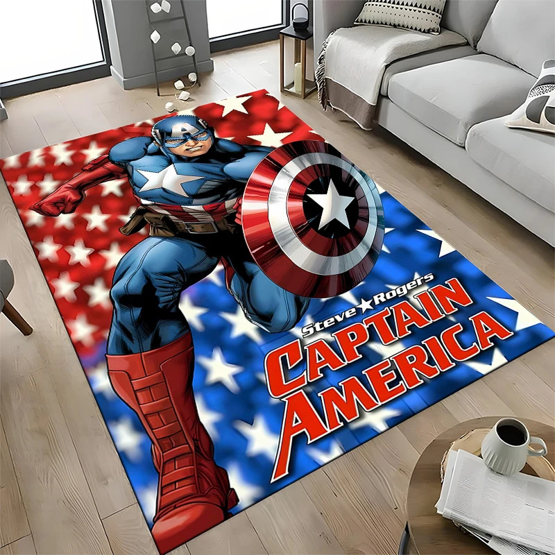 Captain America Area Rug Captain America Carpet Bedroom Area Rug Indoor Rug