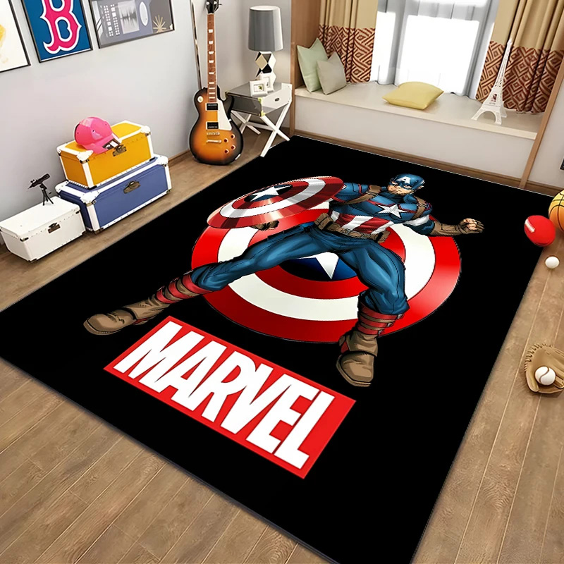 Captain America Area Rug Captain America Carpet Bedroom Area Rug Indoor Rug