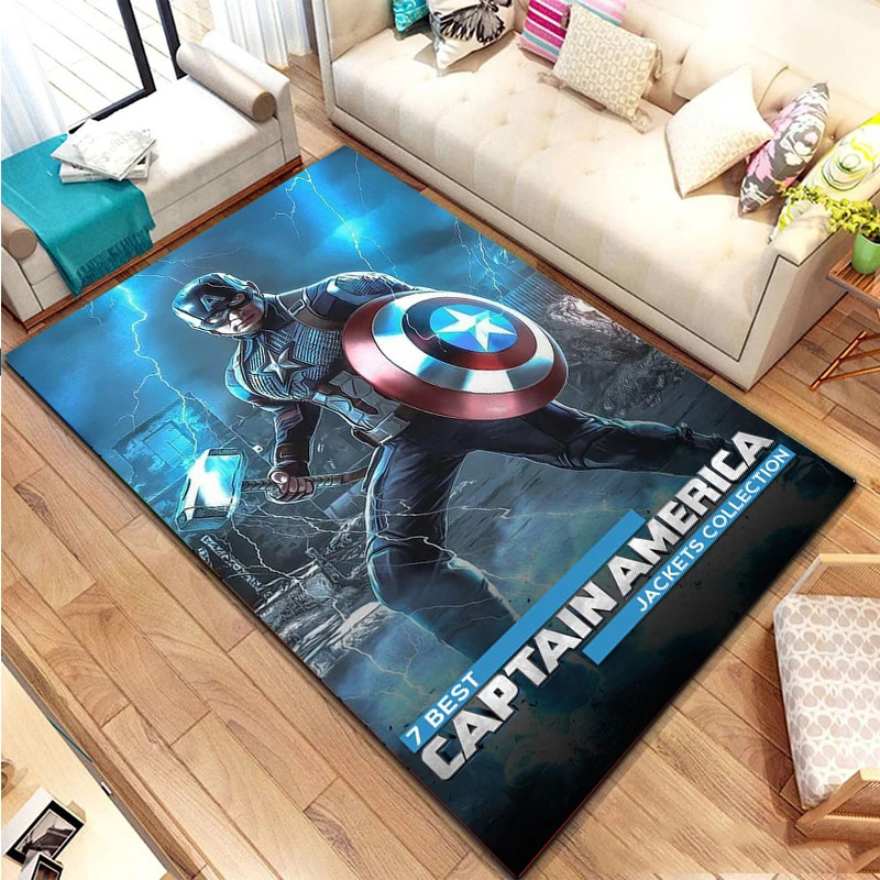 Captain America Area Rug Captain America Carpet Bedroom Area Rug Outdoor Rugs