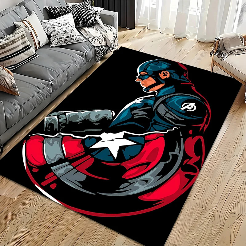 Captain America Area Rug Captain America Carpet Dining Room Rugs Indoor Outdoor Rugs