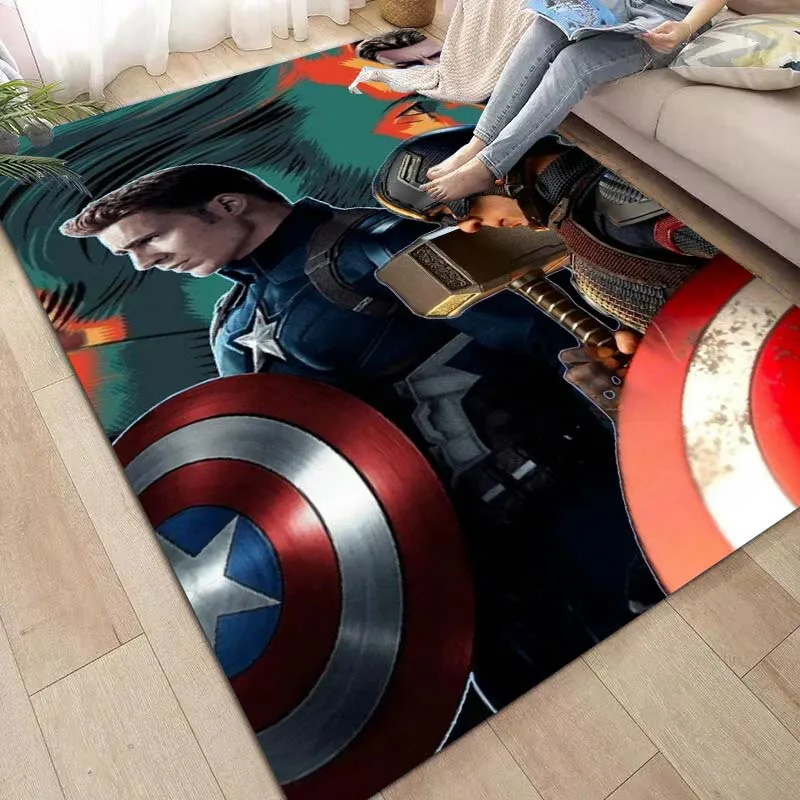 Captain America Area Rug Captain America Carpet Dining Room Rugs Indoor Rug