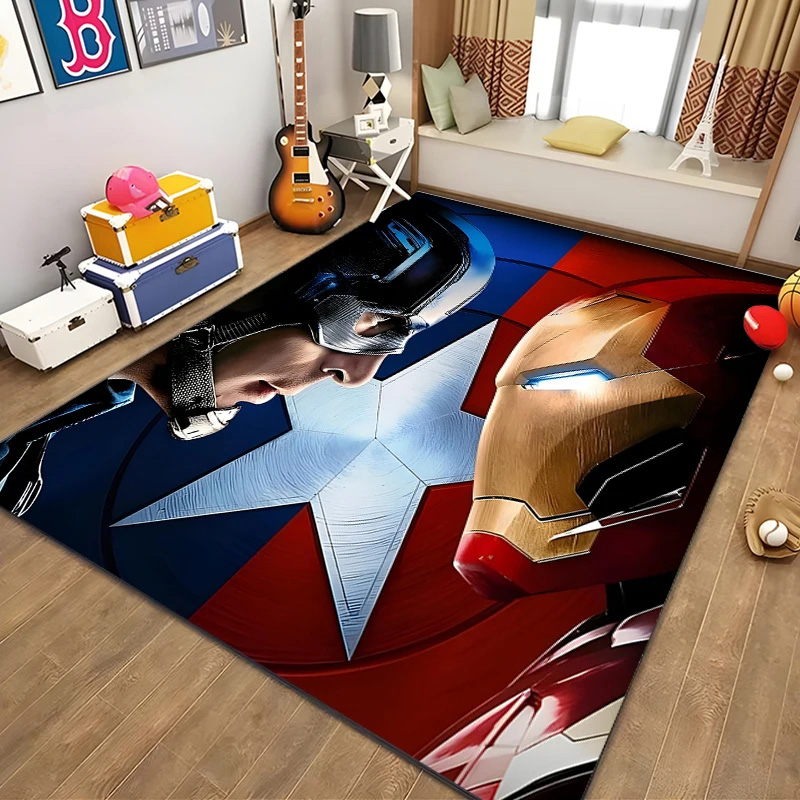 Captain America Area Rug Captain America Carpet Dining Room Rugs Indoor Rugs