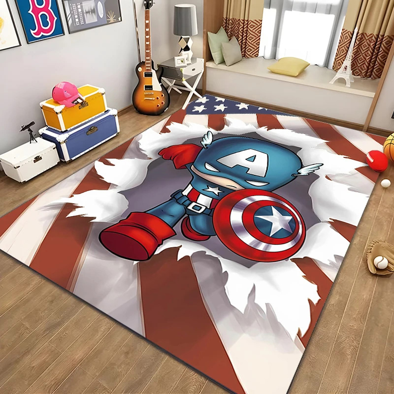 Captain America Area Rug Captain America Carpet Dining Room Rugs Indoor Rugs