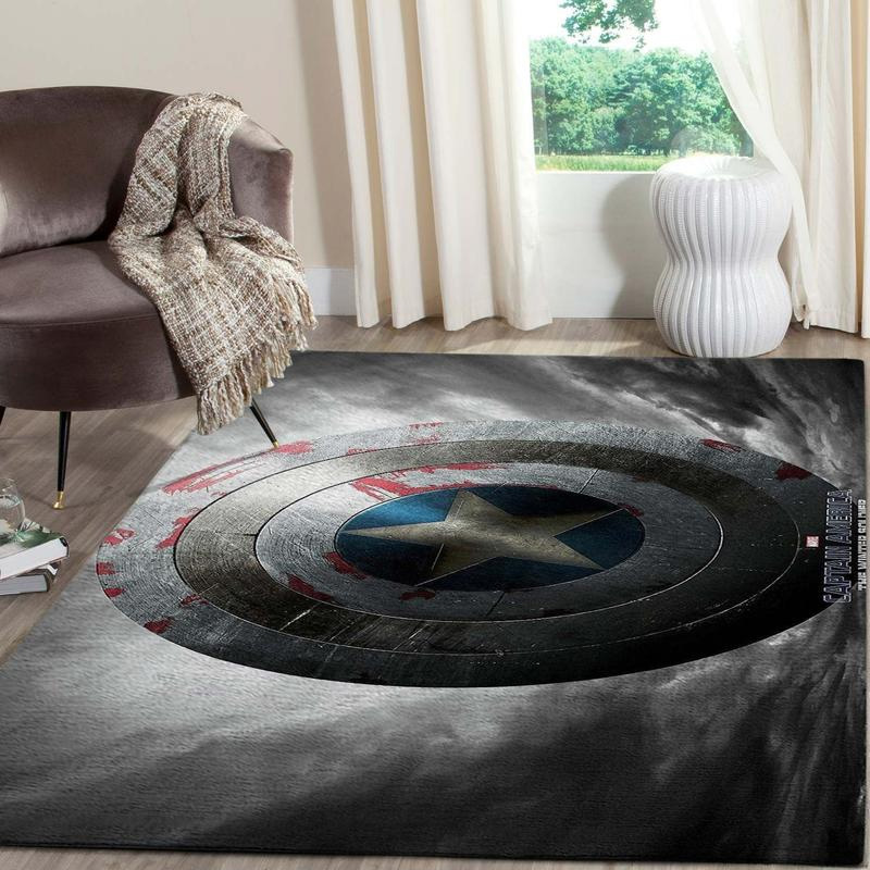 Captain America Area Rug Captain America Carpet Dining Room Rugs Outdoor Rug