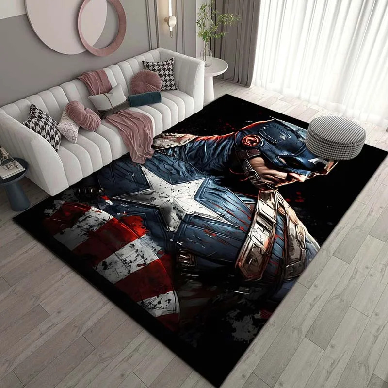 Captain America Area Rug Captain America Carpet Dining Room Rugs Outdoor Rug