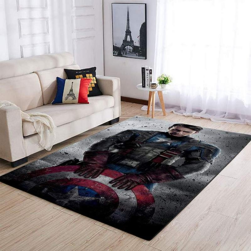 Captain America Area Rug Captain America Carpet Kitchen Rug Indoor Outdoor Rug