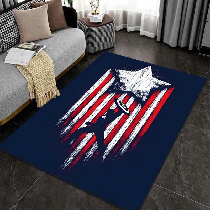 Captain America Area Rug Captain America Carpet Kitchen Rug Indoor Outdoor Rugs