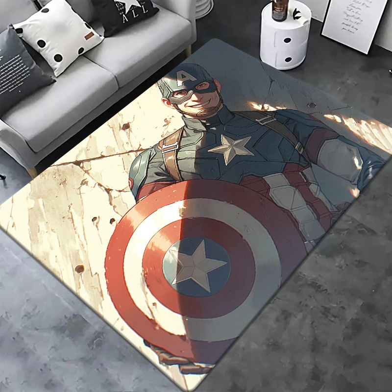 Captain America Area Rug Captain America Carpet Kitchen Rug Outdoor Rugs