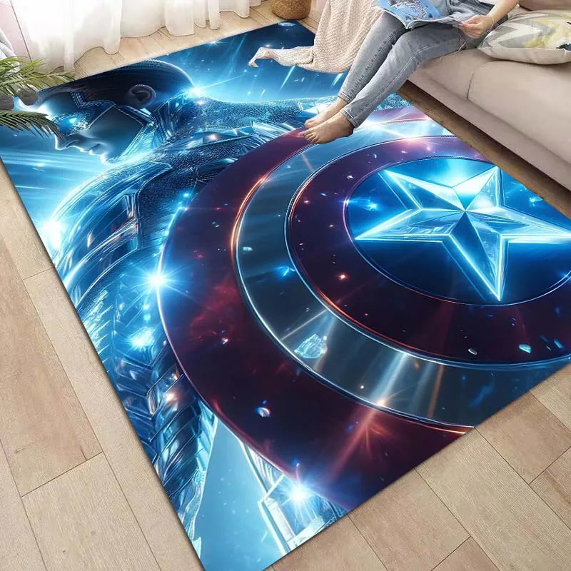 Captain America Area Rug Captain America Carpet Living Room Area Rug Indoor Rugs