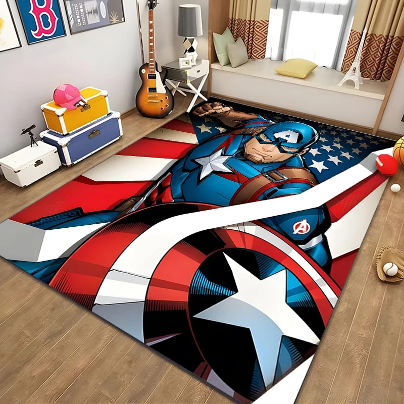 Captain America Area Rug Captain America Carpet Living Room Rug Outdoor Rugs