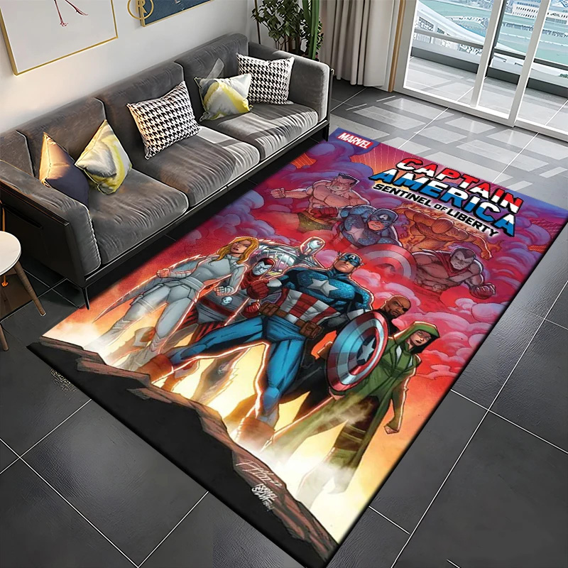 Captain America Rug Captain America Carpet Bathroom Rug Indoor Rug