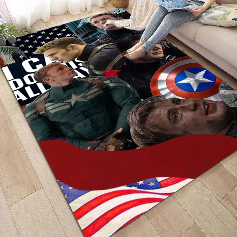 Captain America Rug Captain America Carpet Bathroom Rug Outdoor Rugs
