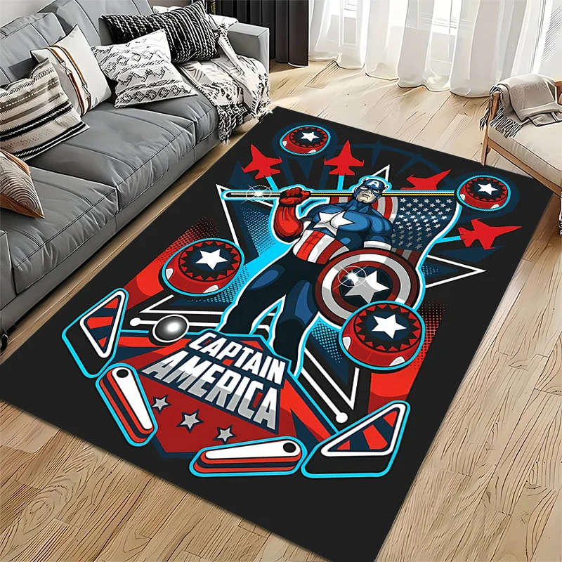 Captain America Rug Captain America Carpet Bedroom Area Rug Indoor Rug