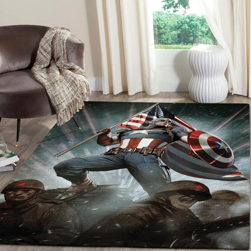 Captain America Rug Captain America Carpet Bedroom Area Rug Indoor Rugs