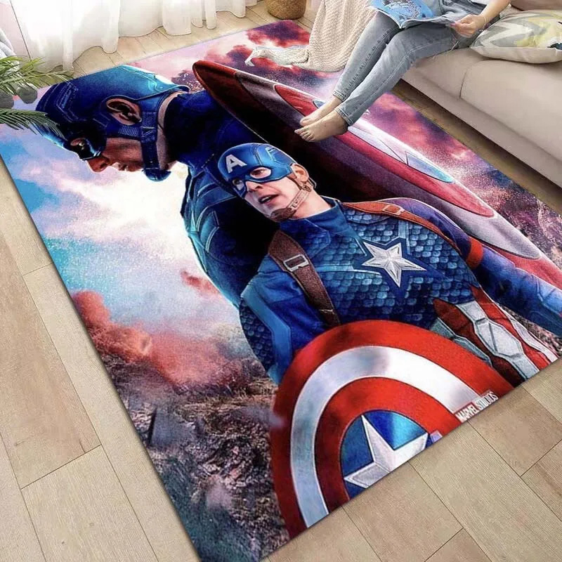 Captain America Rug Captain America Carpet Bedroom Rug Indoor Outdoor Rugs