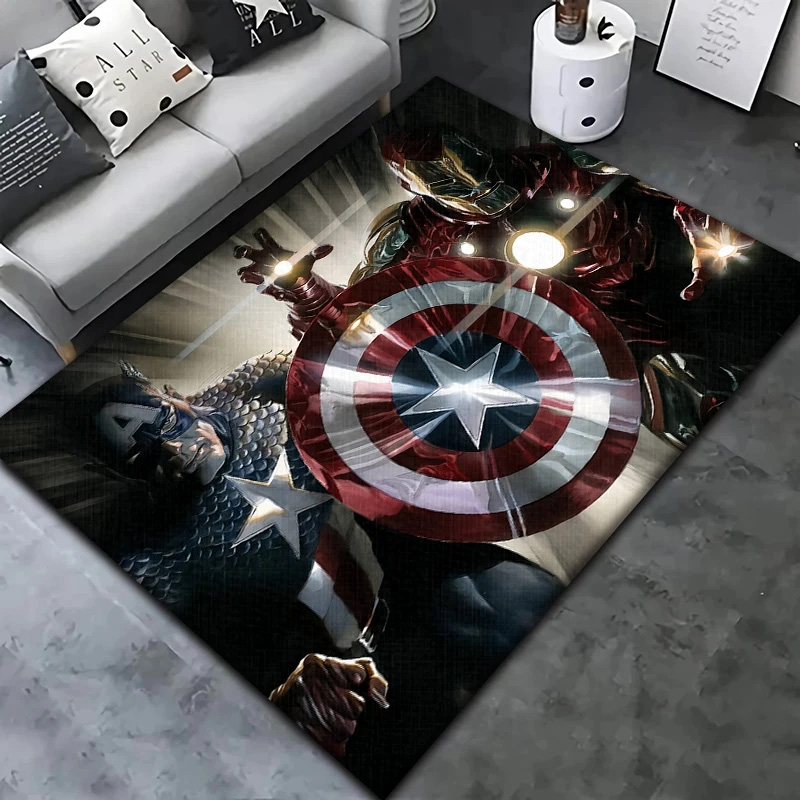 Captain America Rug Captain America Carpet Bedroom Rug Indoor Outdoor Rugs