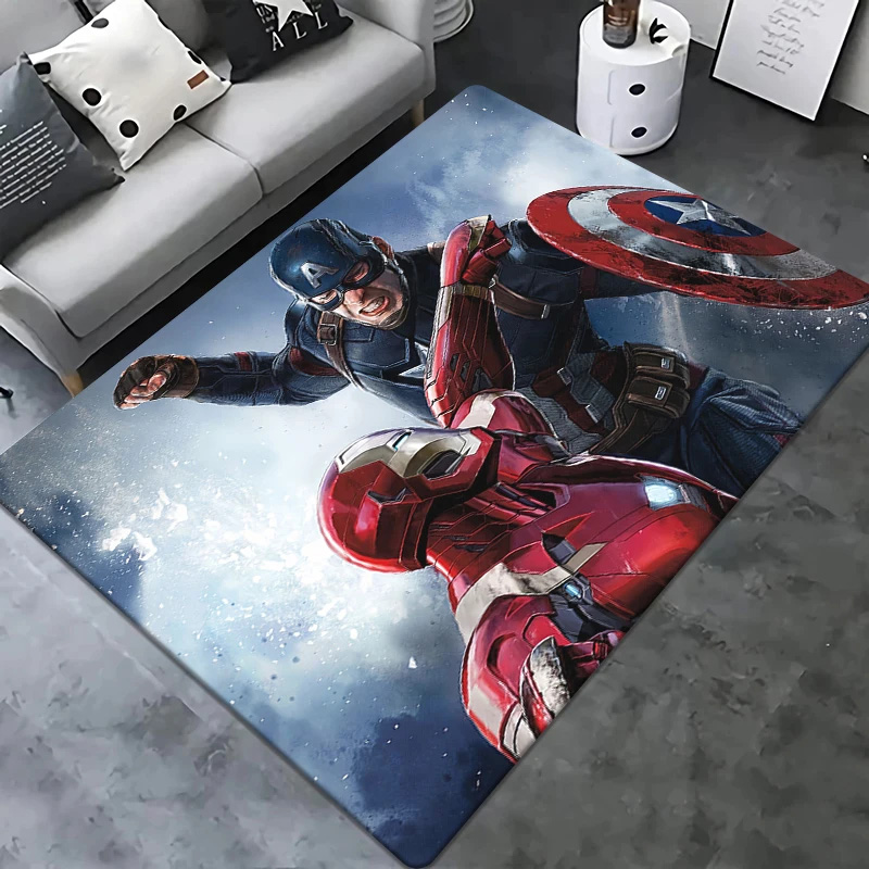 Captain America Rug Captain America Carpet Bedroom Rug Outdoor Rug