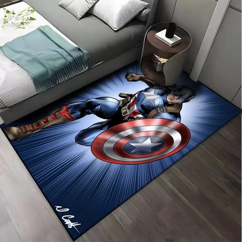 Captain America Rug Captain America Carpet Dining Room Rug Indoor Outdoor Rug