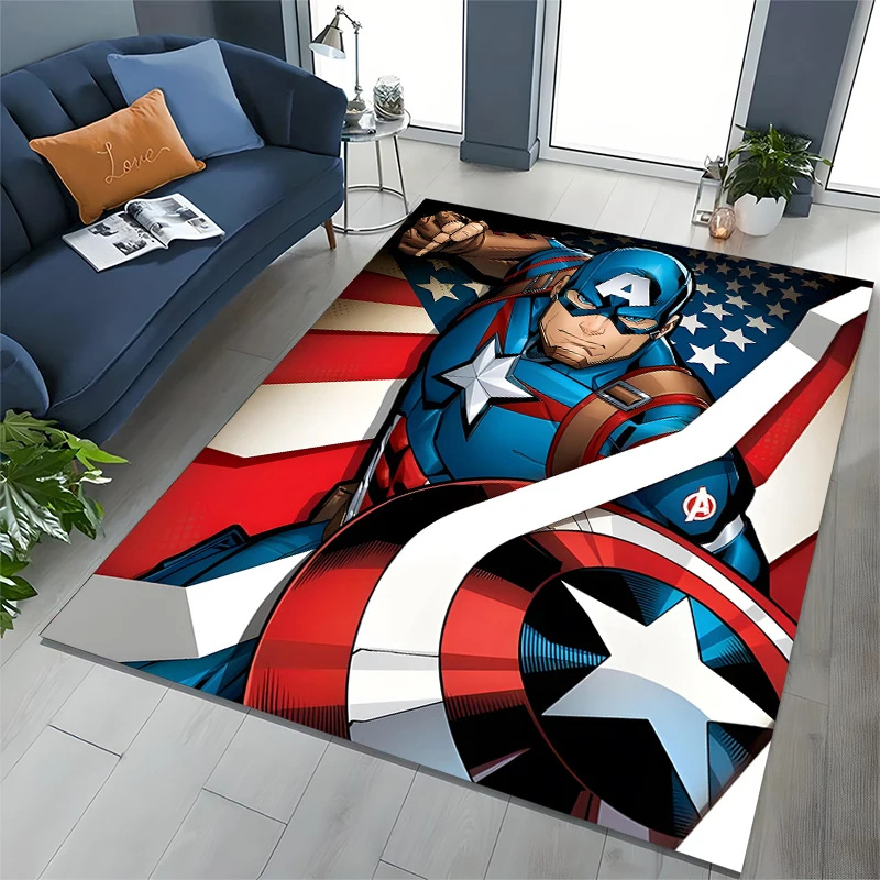 Captain America Rug Captain America Carpet Dining Room Rugs Outdoor Rug