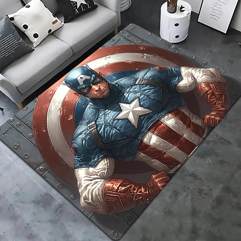 Captain America Rug Captain America Carpet Kitchen Rug Indoor Outdoor Rugs