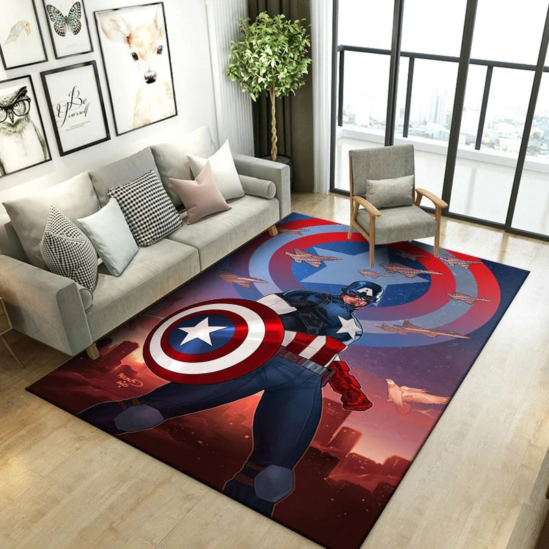 Captain America Rug Captain America Carpet Kitchen Rug Indoor Rugs