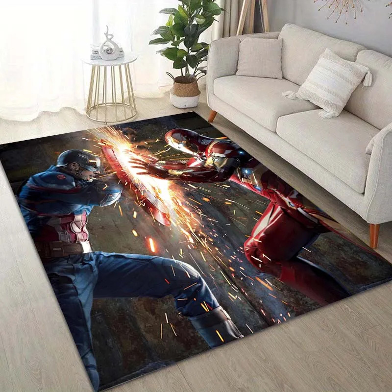 Captain America Rug Captain America Carpet Kitchen Rug Indoor Rugs