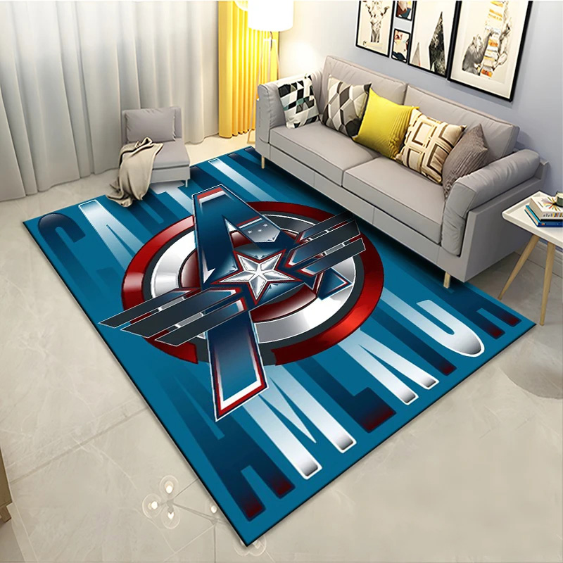 Captain America Rug Captain America Carpet Living Room Area Rug Indoor Outdoor Rugs