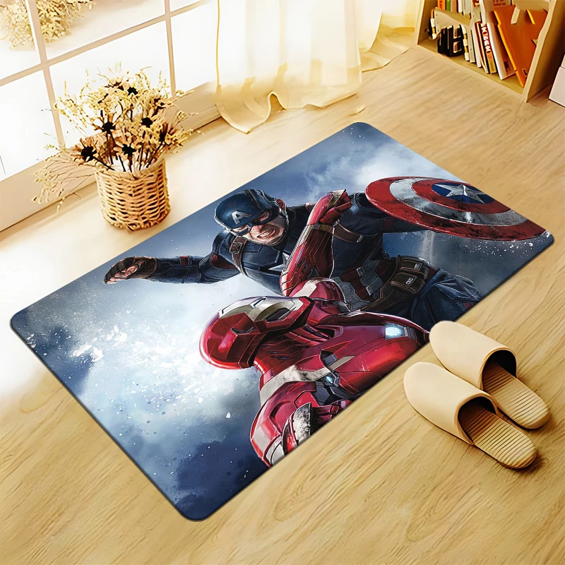 Captain America Rug Captain America Carpet Living Room Area Rug Indoor Rug