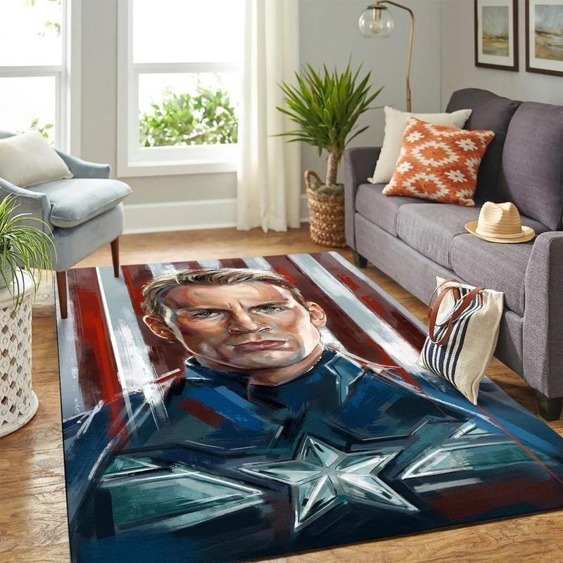 Captain America Rug Captain America Carpet Living Room Rug Outdoor Rugs