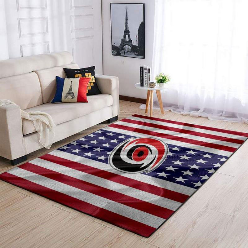 Carolina Hurricanes Rug NHL Area Rug Living Room Area Rug Outdoor Rugs Rectangle Carpet