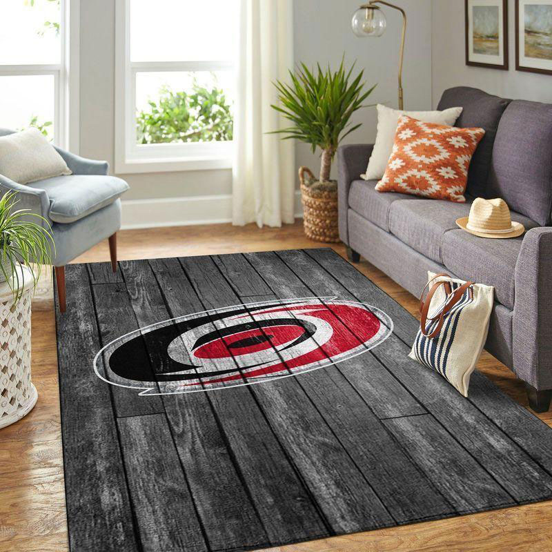 Carolina Hurricanes Rug NHL Area Rug Kitchen Rug Outdoor Rugs Rectangle Carpet