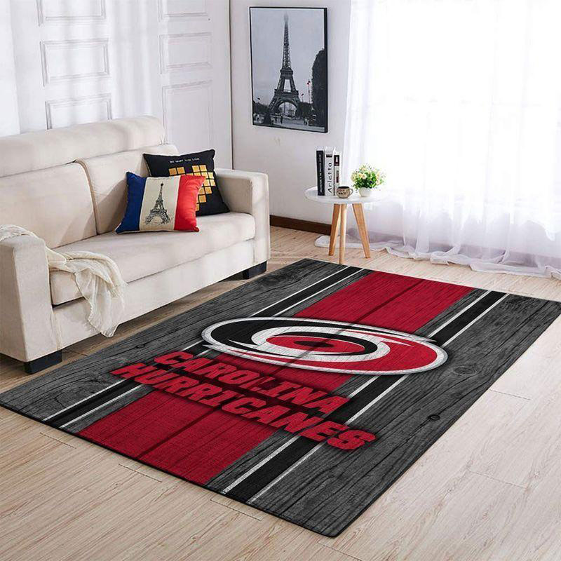 Carolina Hurricanes Rug NHL Area Rug Dining Room Rugs Outdoor Rug Rectangle Carpet