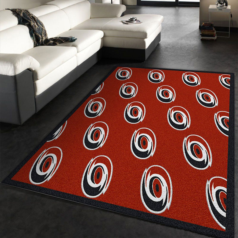 Carolina Hurricanes Area Rug NHL Area Rug Bathroom Rug Outdoor Rugs Rectangle Carpet
