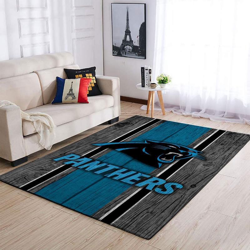 Carolina Panthers Rug NFL Area Rug Bedroom Area Rug Outdoor Rug Rectangle Carpet