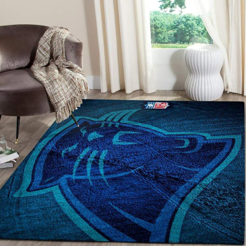 Carolina Panthers Rug NFL Area Rug Bathroom Rug Outdoor Rugs Rectangle Carpet