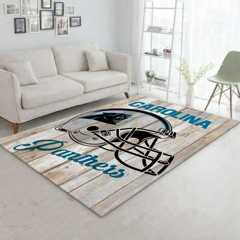 Carolina Panthers Area Rug NFL Area Rug Living Room Rug Outdoor Rugs Rectangle Carpet