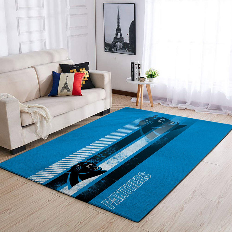 Carolina Panthers Rug NFL Area Rug Bedroom Rug Outdoor Rugs Rectangle Carpet