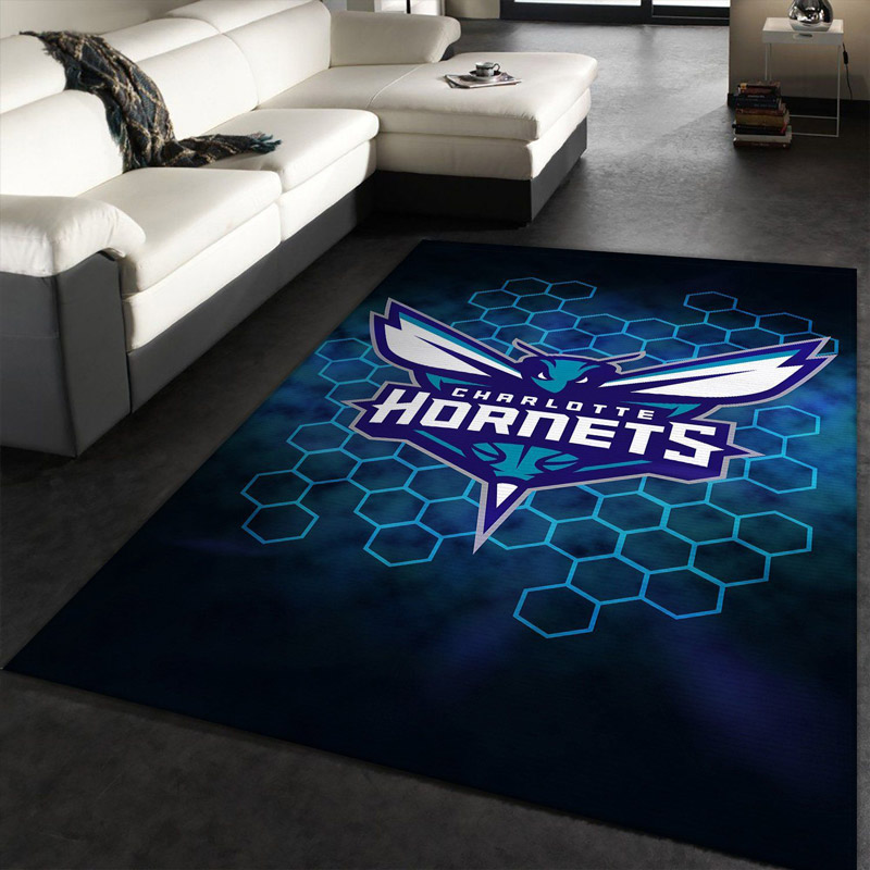 Charlotte Hornets Rug NBA Area Rug Kitchen Rug Indoor Rugs Rectangle Carpet