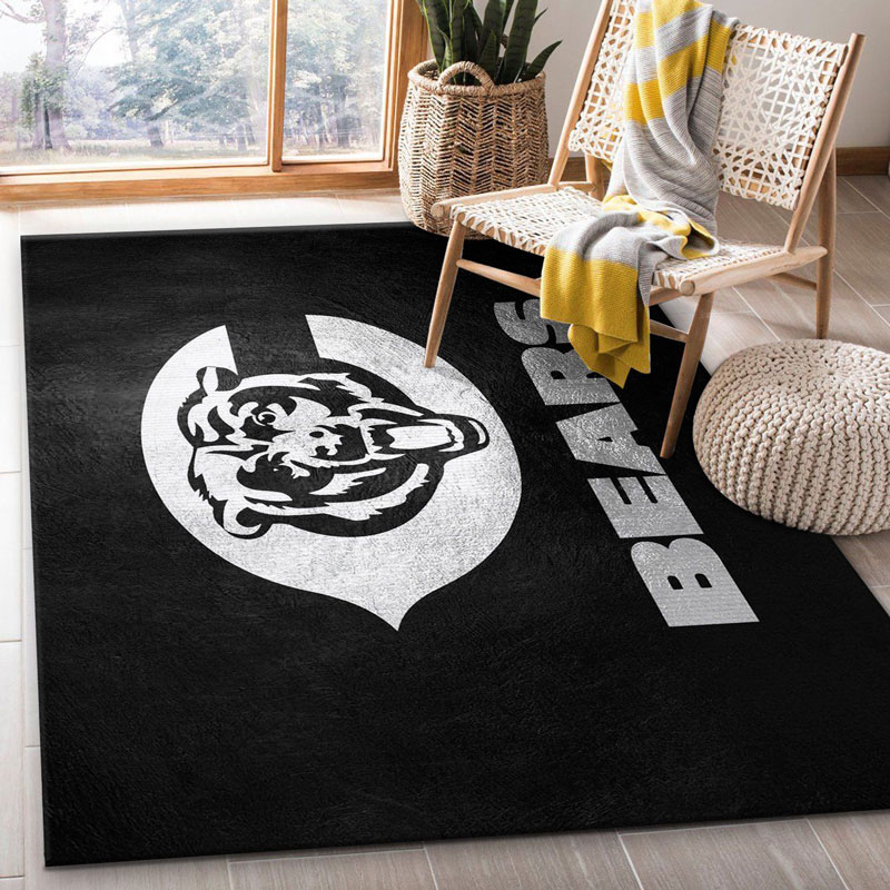 Chicago Bears Area Rug NFL Area Rug Bathroom Rug Outdoor Rugs Rectangle Carpet