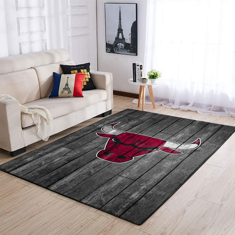 Chicago Bulls Area Rug NBA Area Rug Bedroom Rug Outdoor Rugs Rectangle Carpet