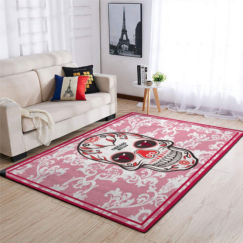 Chicago Bulls Area Rug NBA Area Rug Living Room Rug Outdoor Rugs Rectangle Carpet